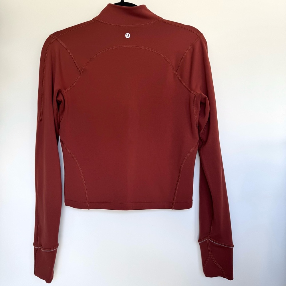 Lululemon Rulu™ Running Cropped 1/2 Zip
Dark Terracotta - Picture 8 of 12